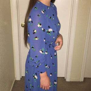 Not worn blue midi dress